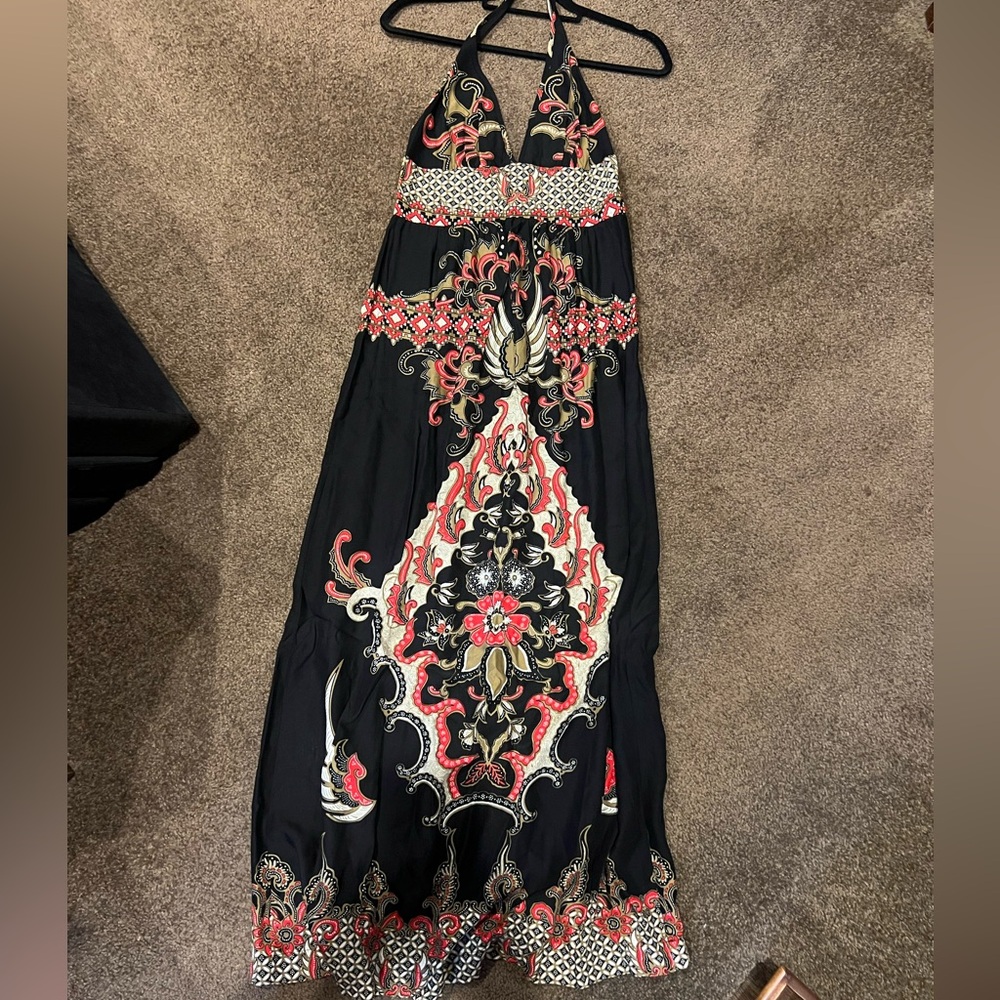 Maxi halter dress made by Angie